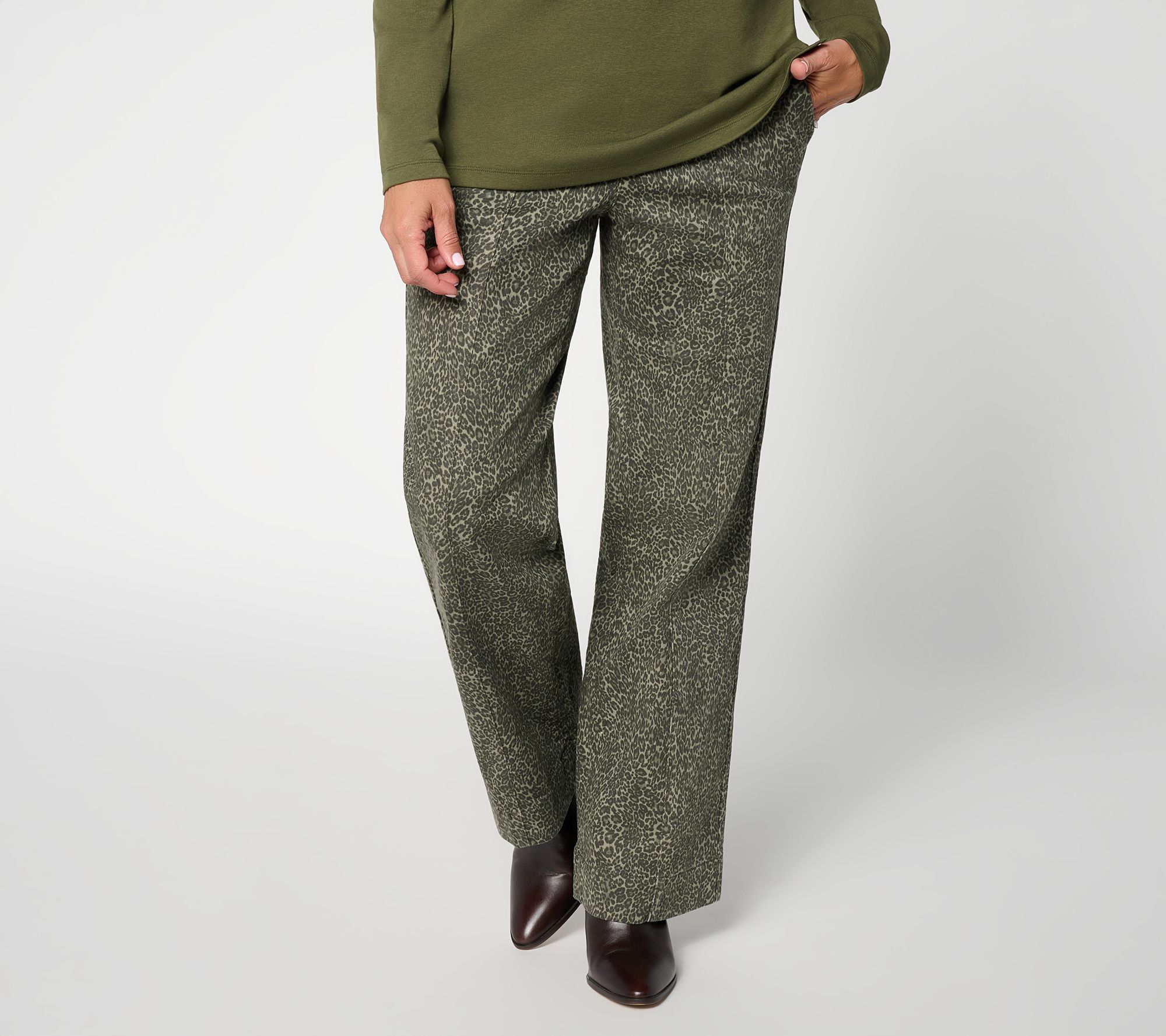 Belle by Kim Gravel Tall Twill TripleLuxe Traveler Jeans