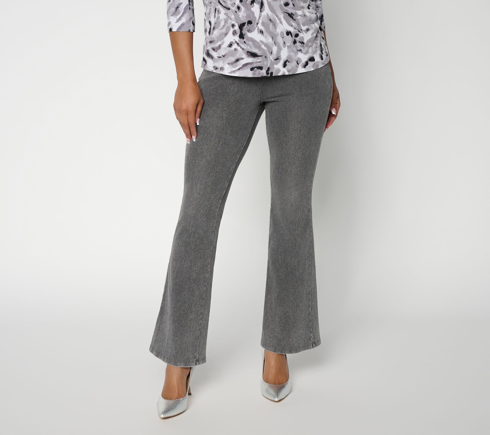 Women with Control Petite Prime Stretch Denim Bootcut Jeans
