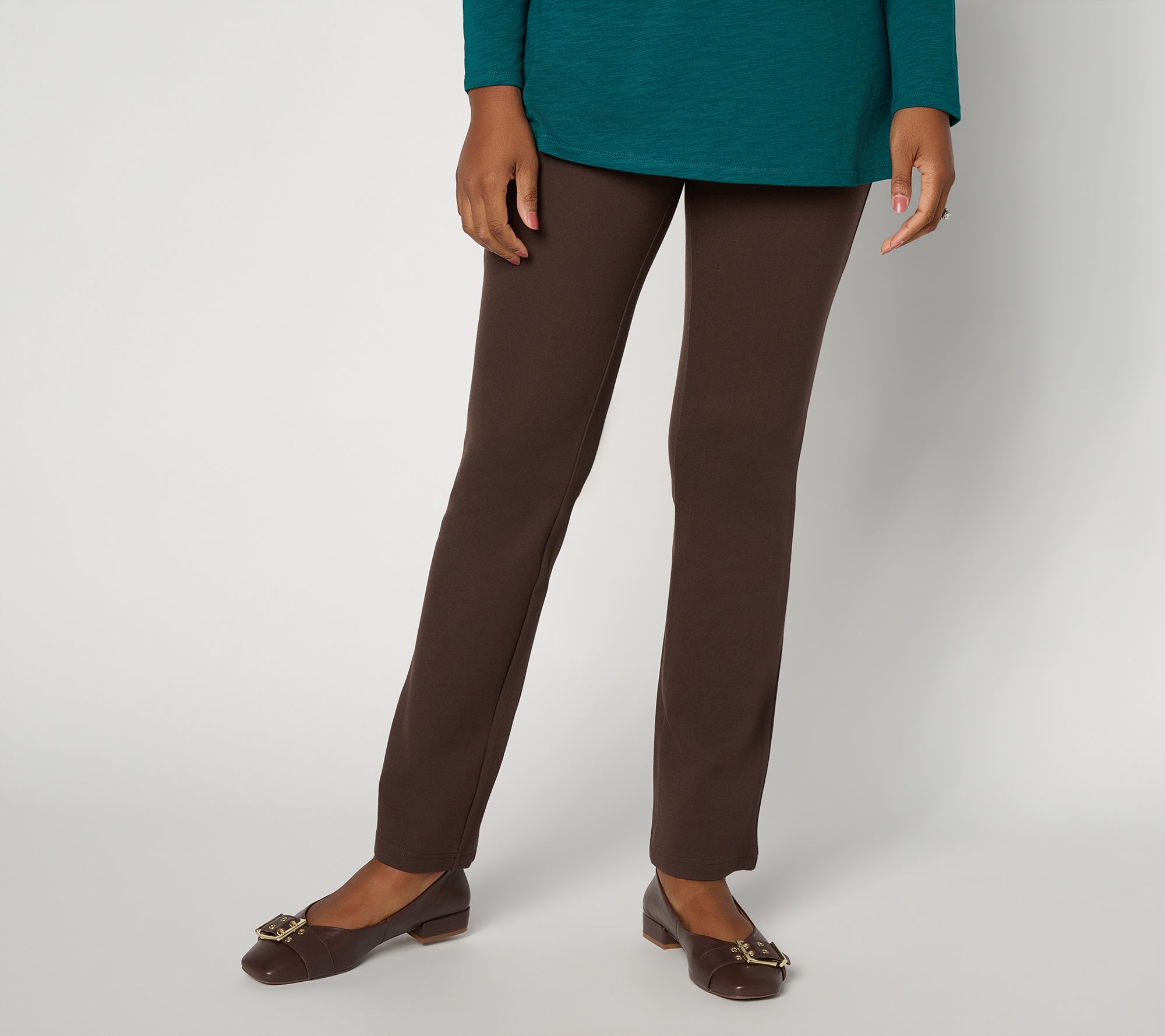 Belle by Kim Gravel Petite Perfect Ponte Baby Boot Pants