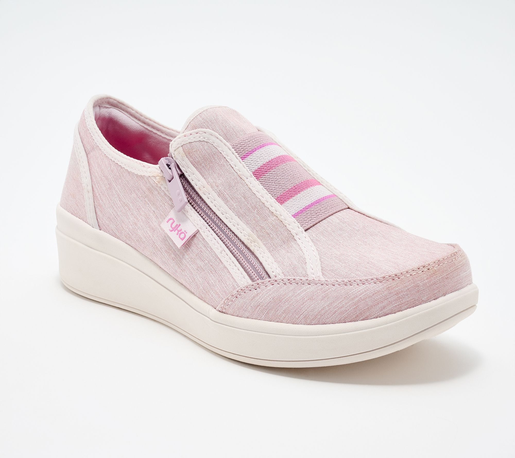 "As Is" Ryka Side Zip Slip- Ons- Lounge