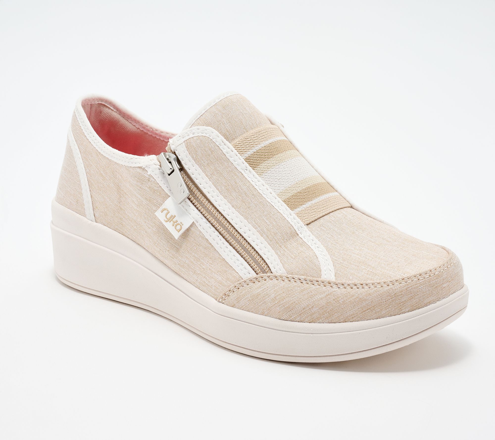"As Is" Ryka Side Zip Slip- Ons- Lounge