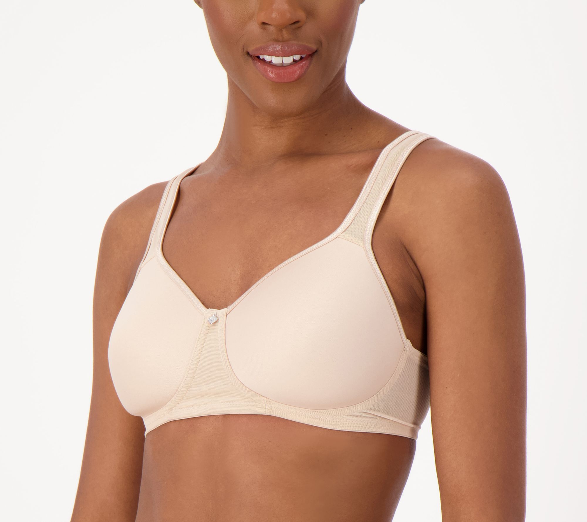 Breezies Jacquard Back Smoothing Unlined Underwire Bra 