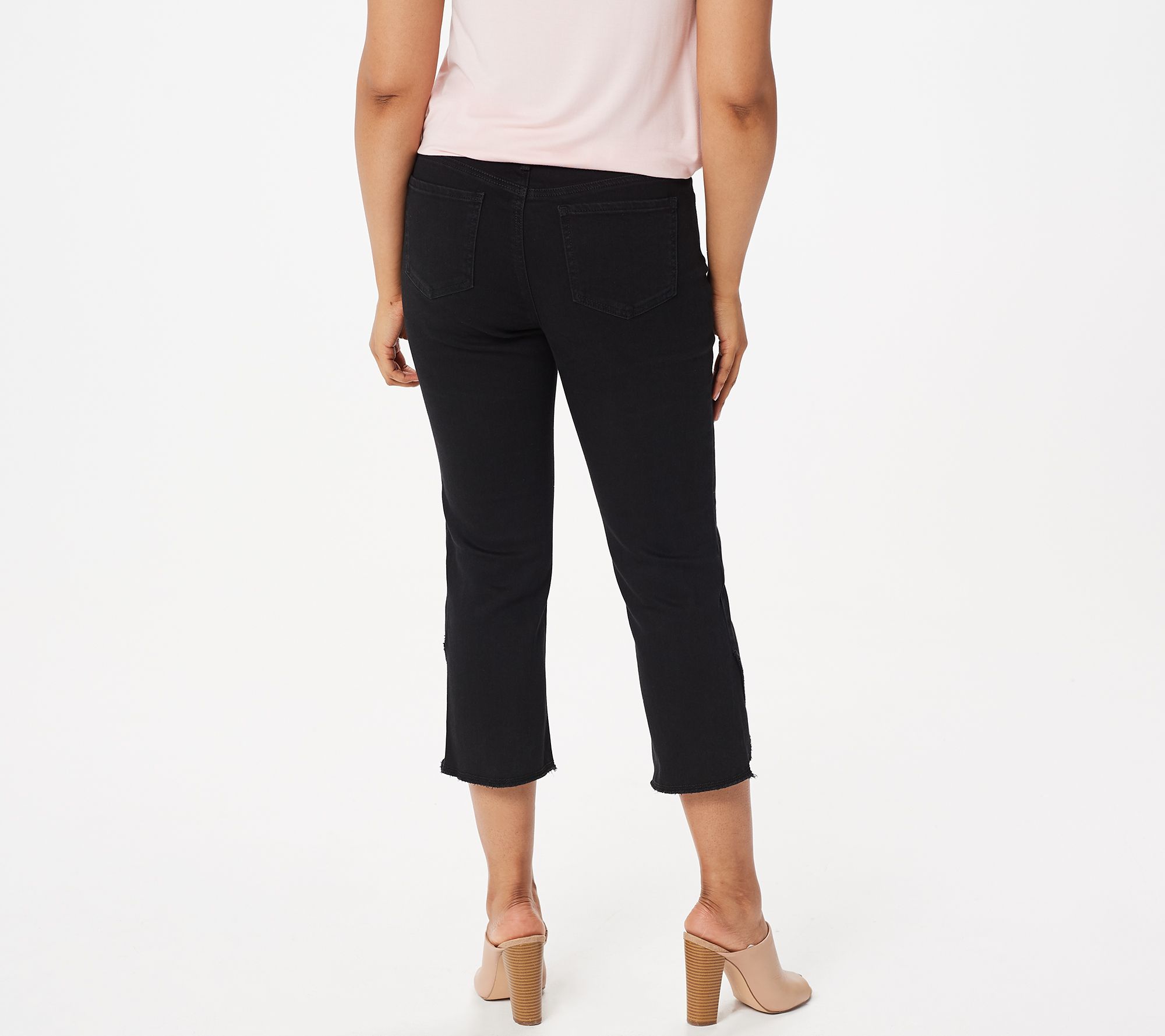 black capri jeans