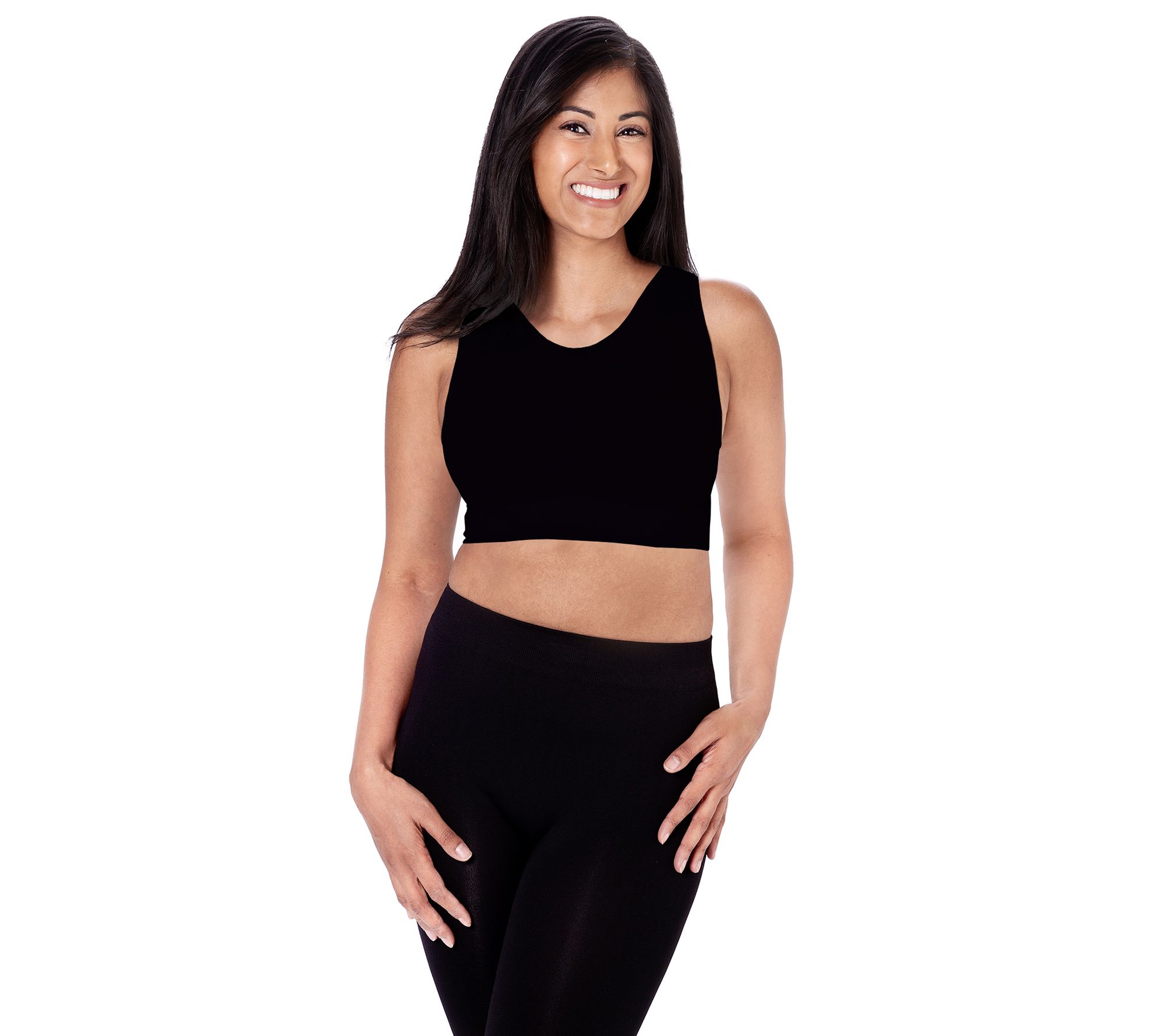 skinnytees Sleeveless Crop Top - Missy