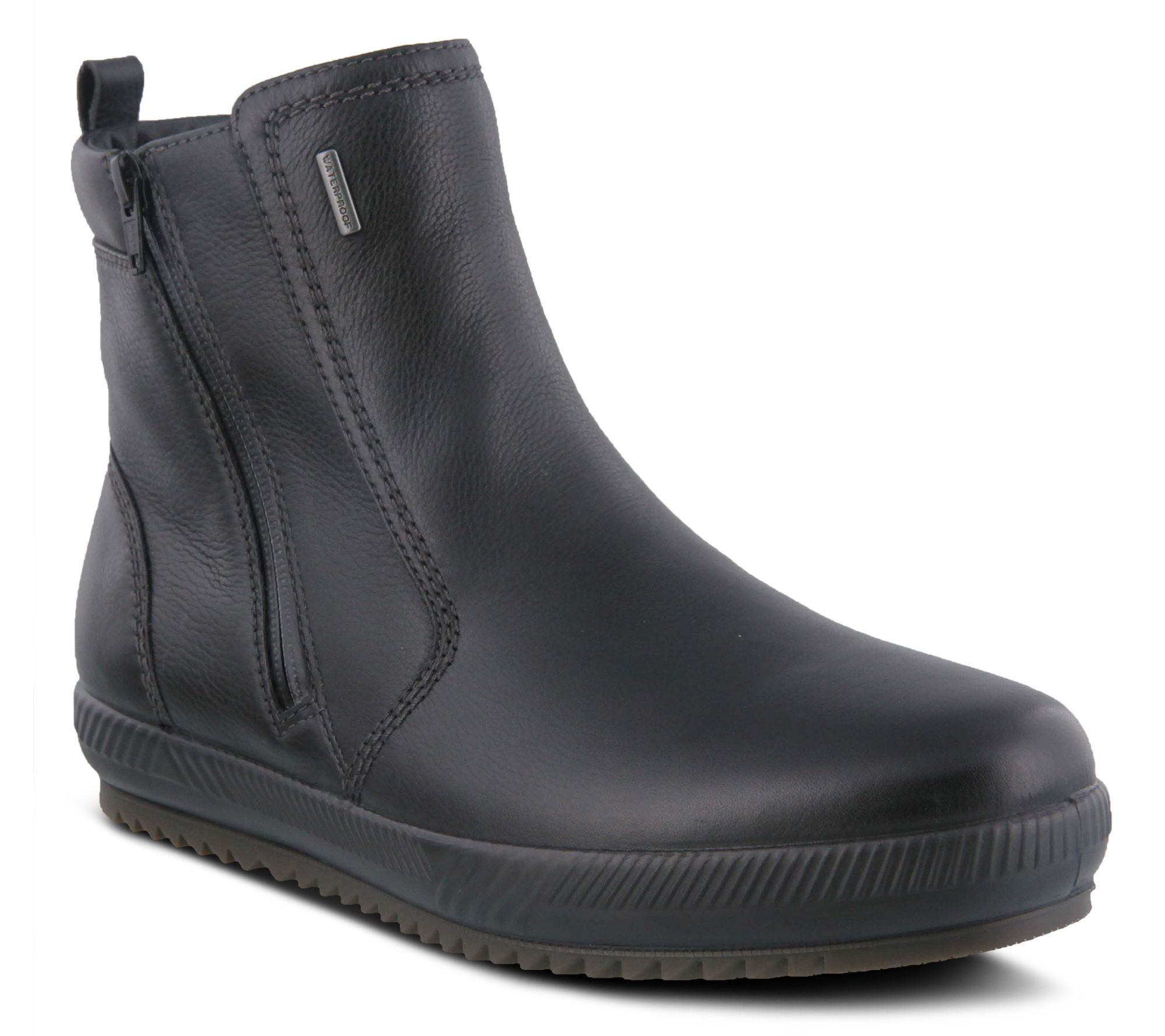 Spring Step Men's Leather Side Zip Booties - Gusthigher