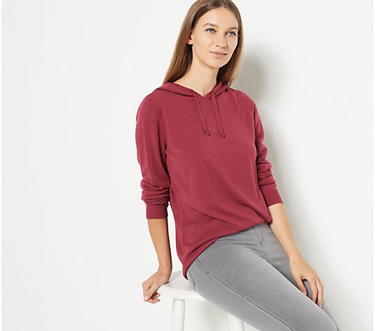 Belle by Kim Gravel BeLuxe Sweater Knit Pullover Hoodie