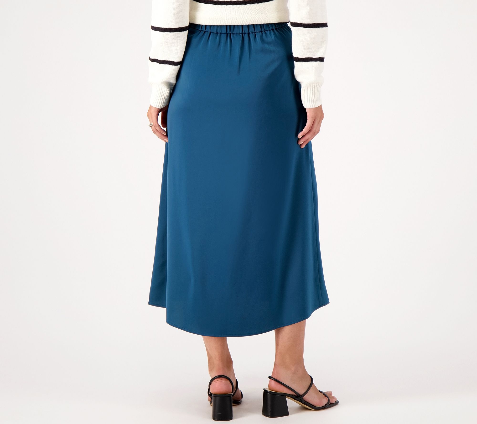 Satin maxi shop skirt qvc