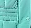 Lands' End Petite Comfort Stretch Mixed Quilted Down Coat, 3 of 4