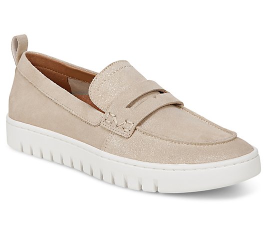 Vionic Leather/Suede 360 Flex Slip-Ons - Uptown