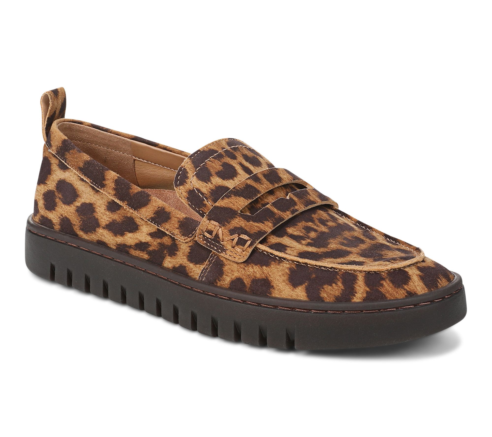 Vionic Leather/Suede 360 Flex Loafers - Uptown