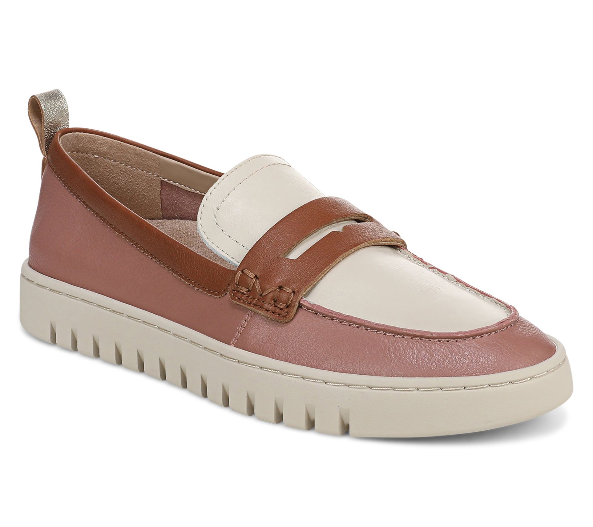 Vionic Leather/Suede 360 Flex Loafers - Uptown