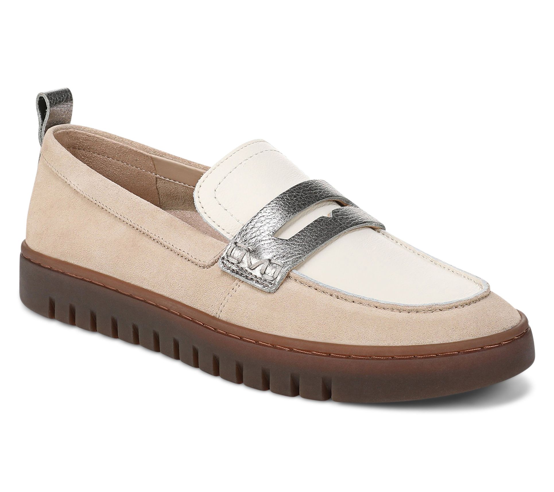 Vionic Leather/Suede 360 Flex Loafers - Uptown