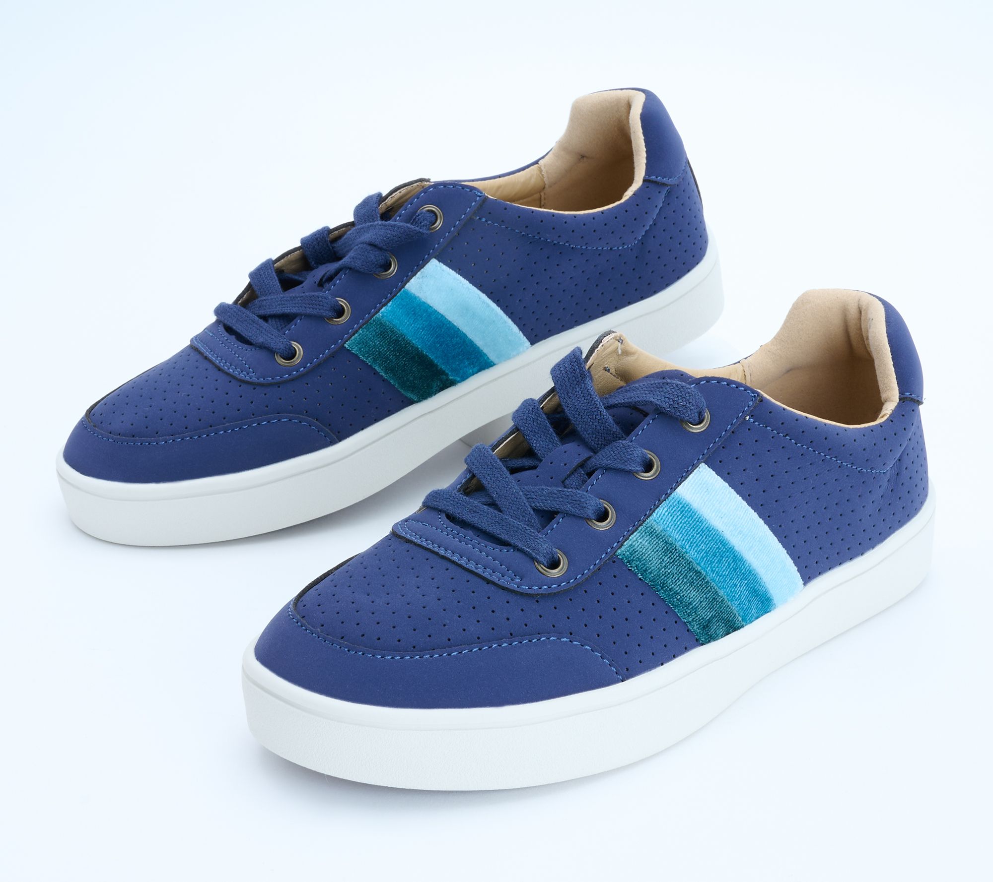 Revitalign Orthotic Casual Sneakers - Belmont Stripe
