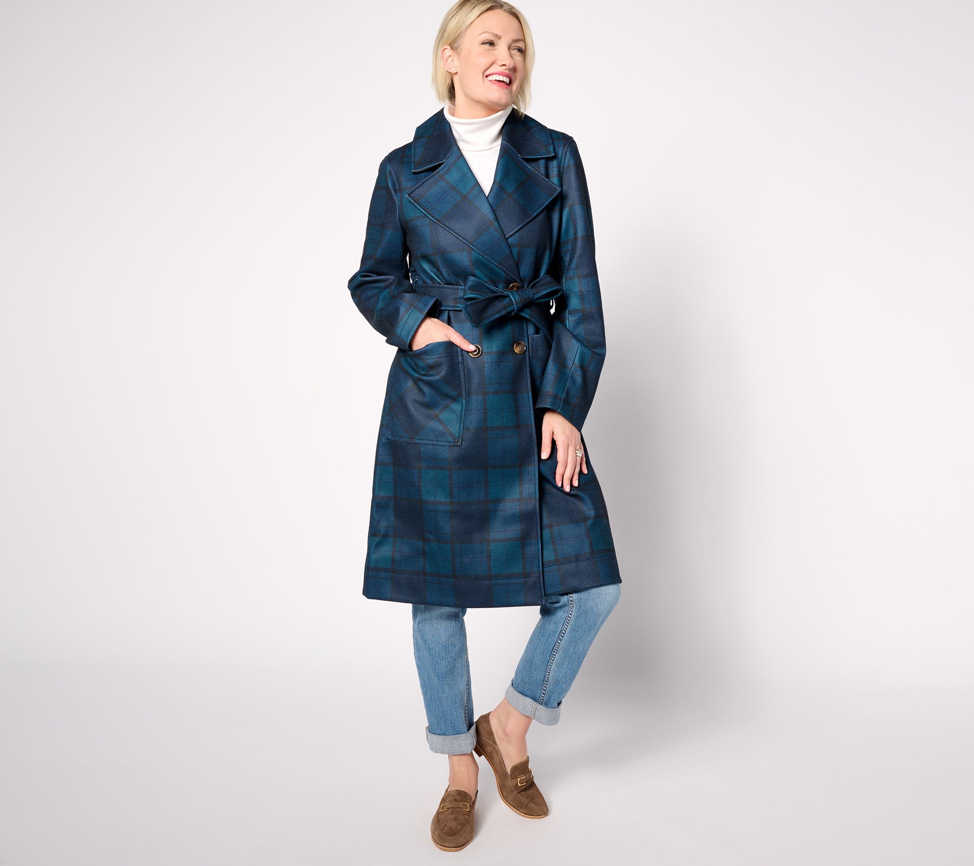 Thread Collective Trench Patterned Trench Coat
