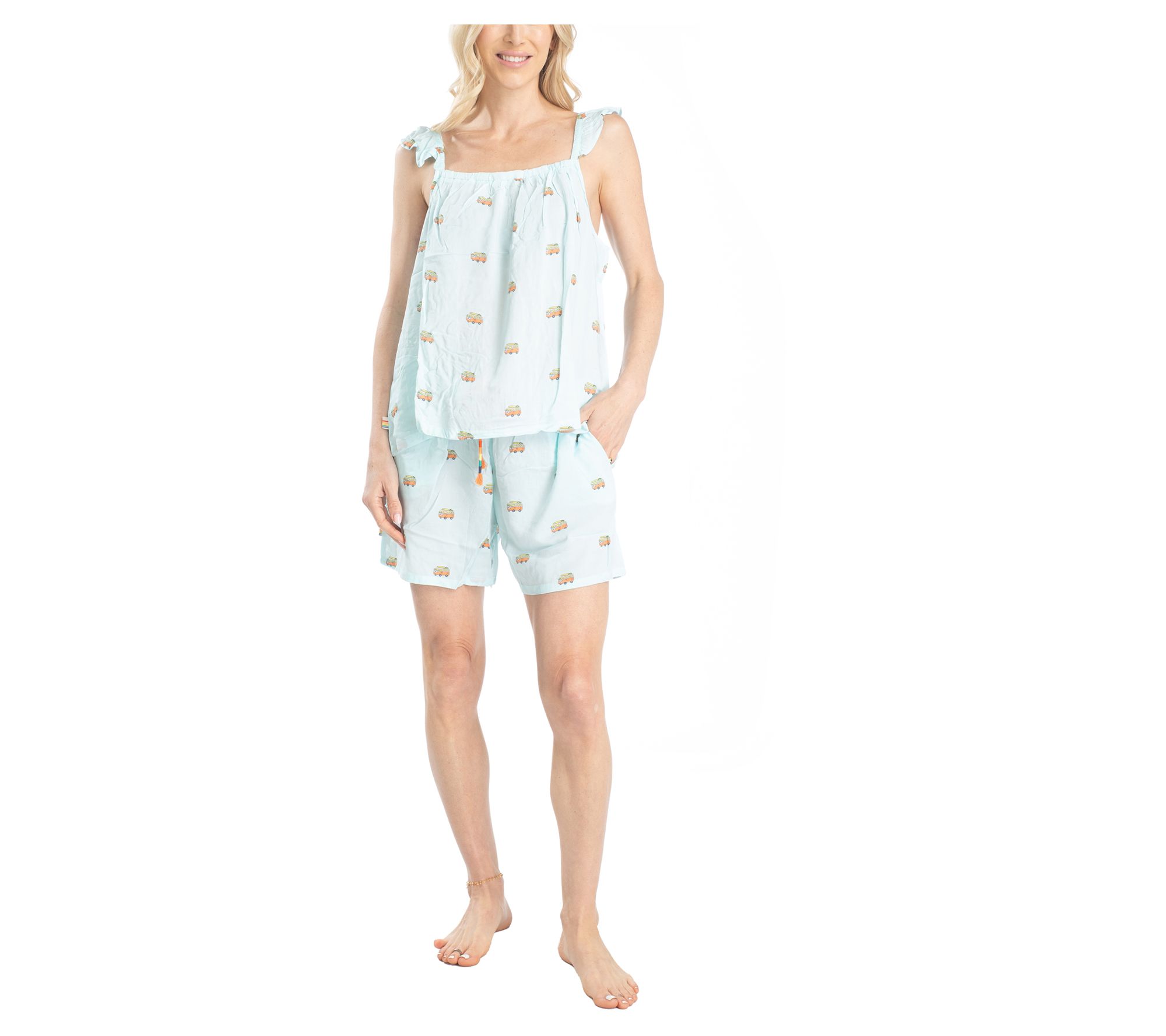 Ocean Pacific Vibes Relaxed Cami & Short Set
