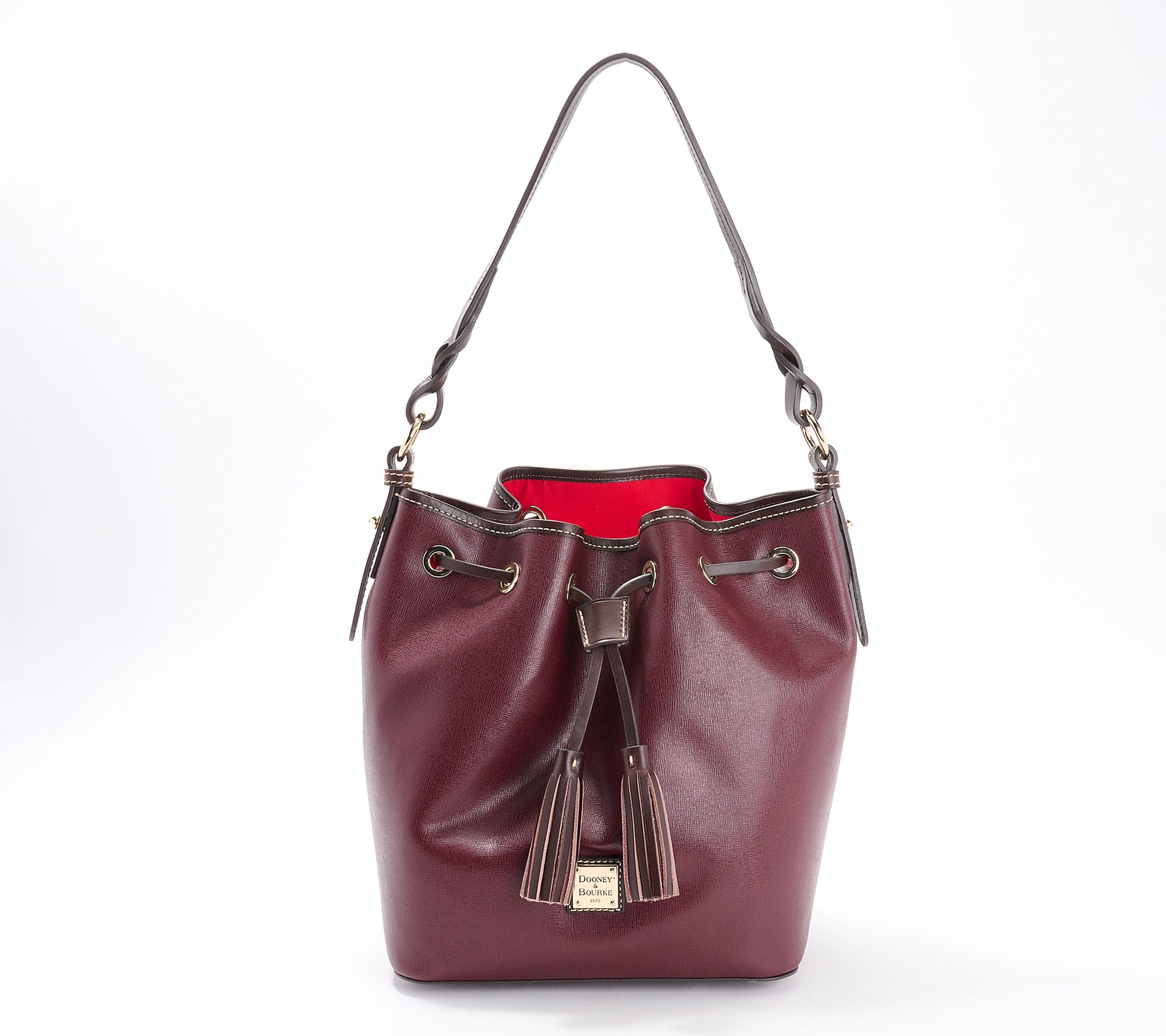 Dooney & Bourke Saffiano Leather Tasha Drawstring