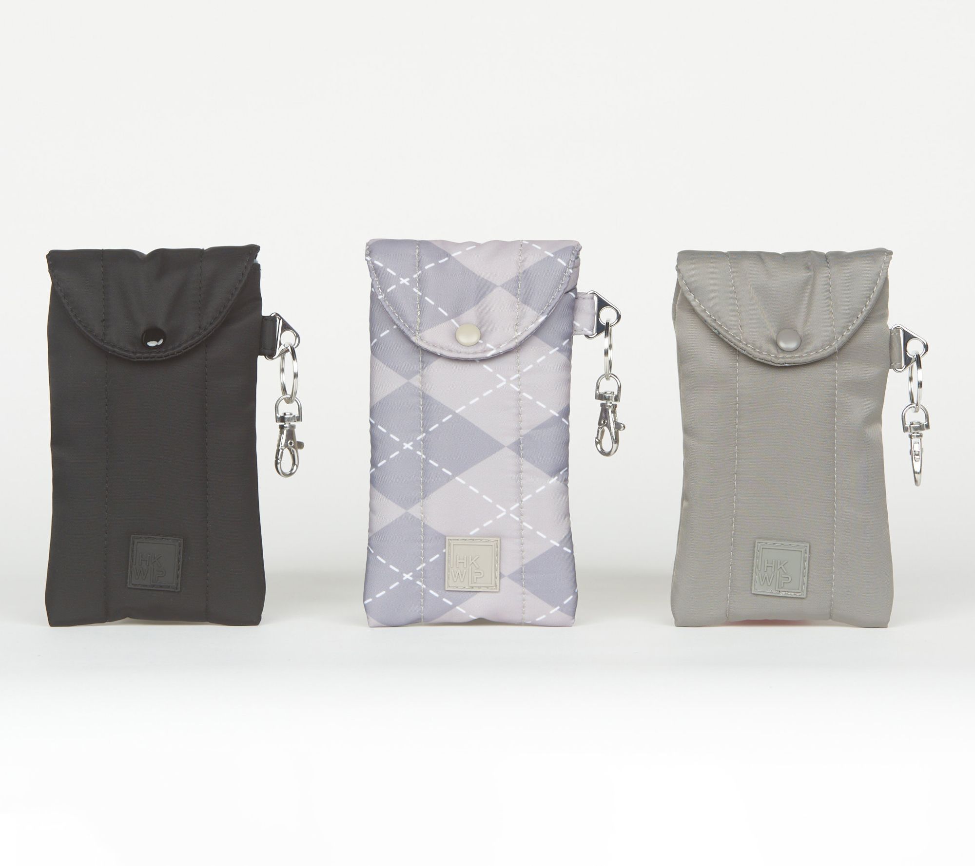 IHKWIP Set of 3 Soft Lined Clarity Glasses Case