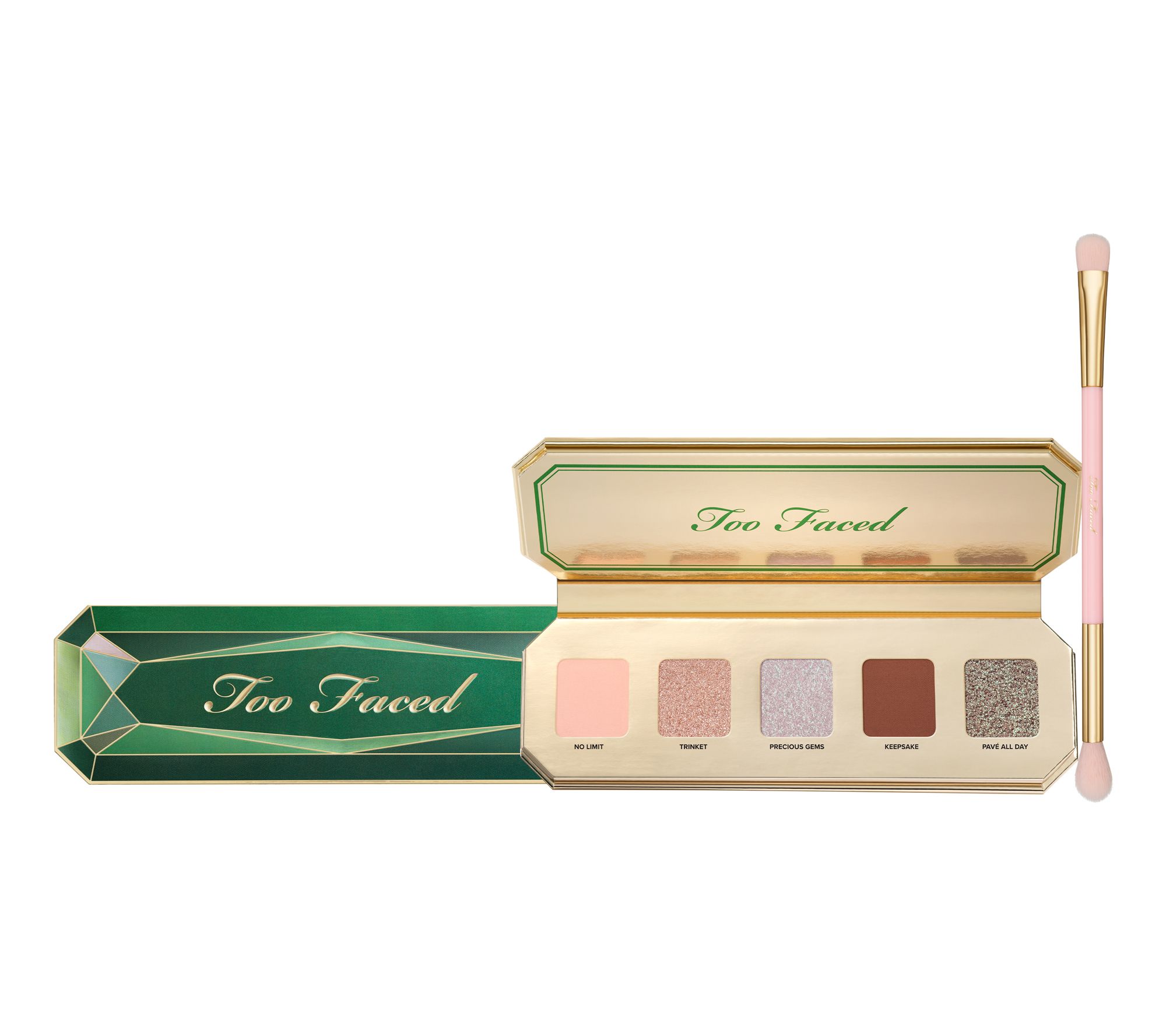 Too Faced Precious Gems Eye Shadow Palette + Ey eshadow Brush