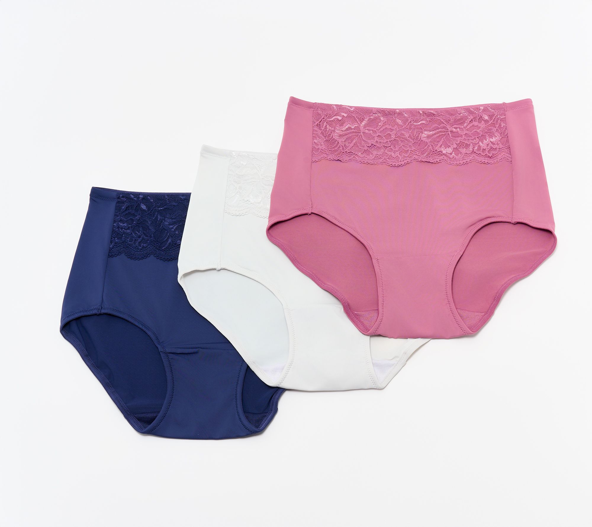 Breezies Natural Curves Full Brief Panty Set of 3