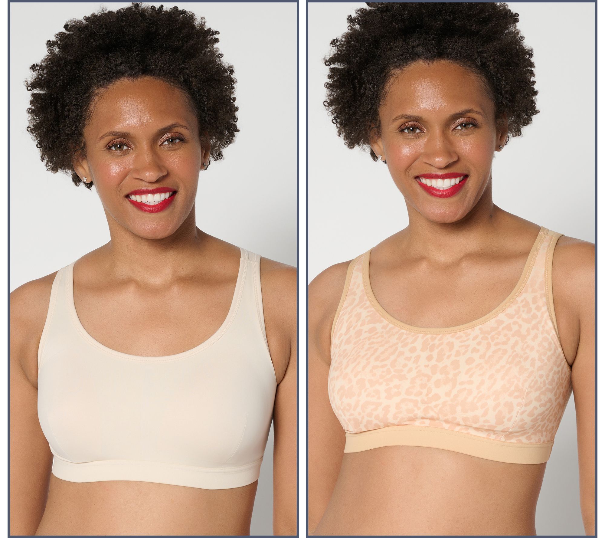 Anybody Intimates Lycra Mesh Back Lounge Bra Set of 2