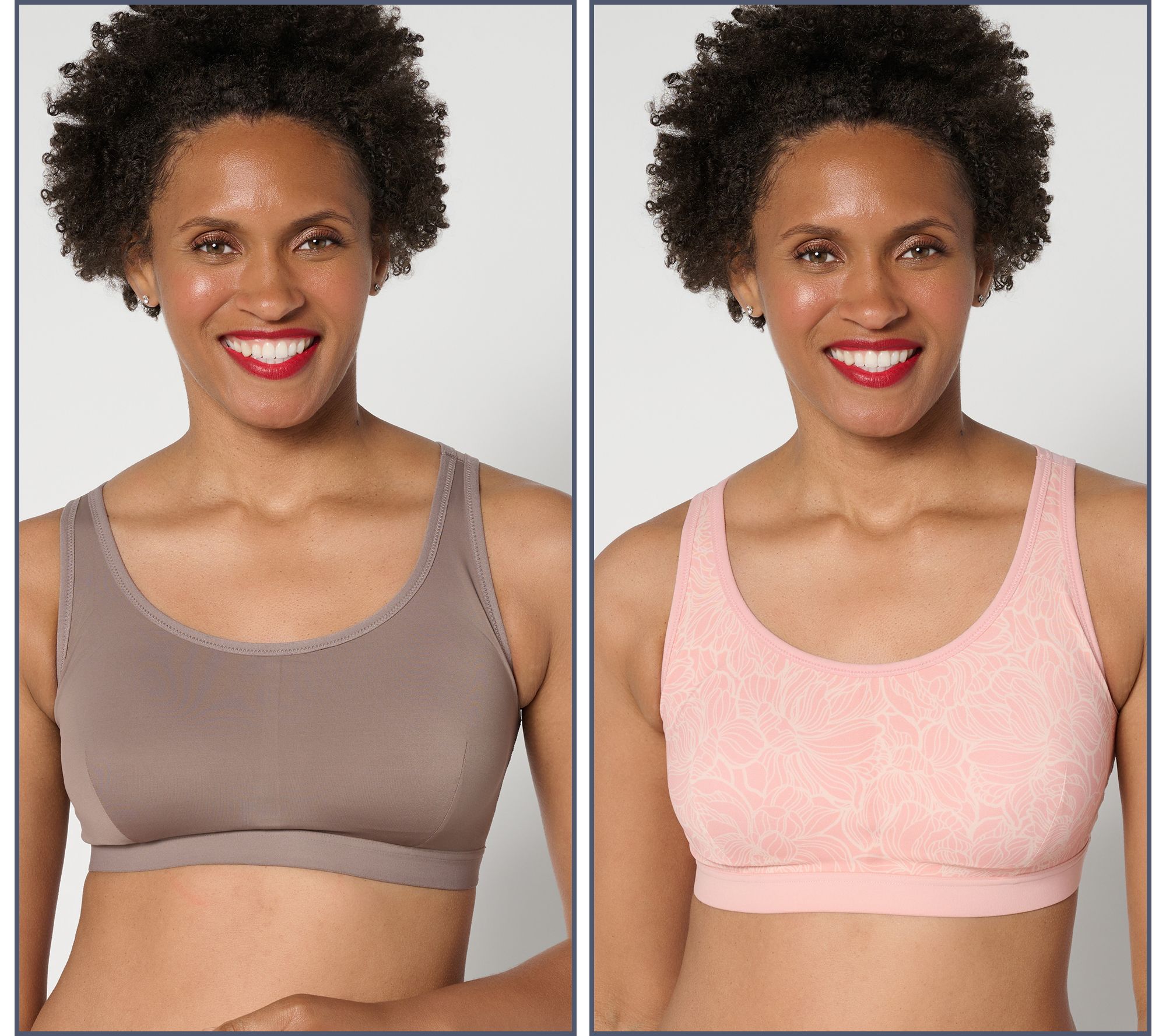 Anybody Intimates Lycra Mesh Back Lounge Bra Set of 2