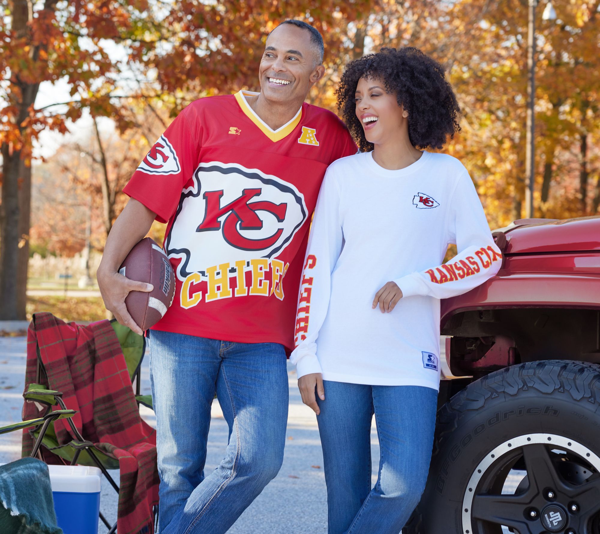 NFL Officially Licensed Starter Jersey Top & Long Sleeve Tee | QVC