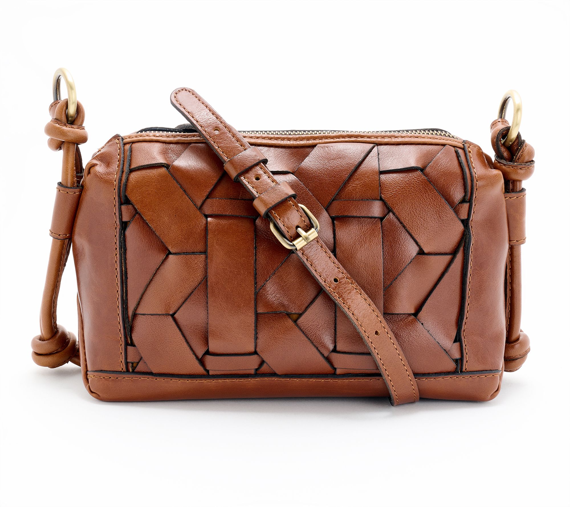 Patricia Nash Woven Leather Livadia Shoulder Bag