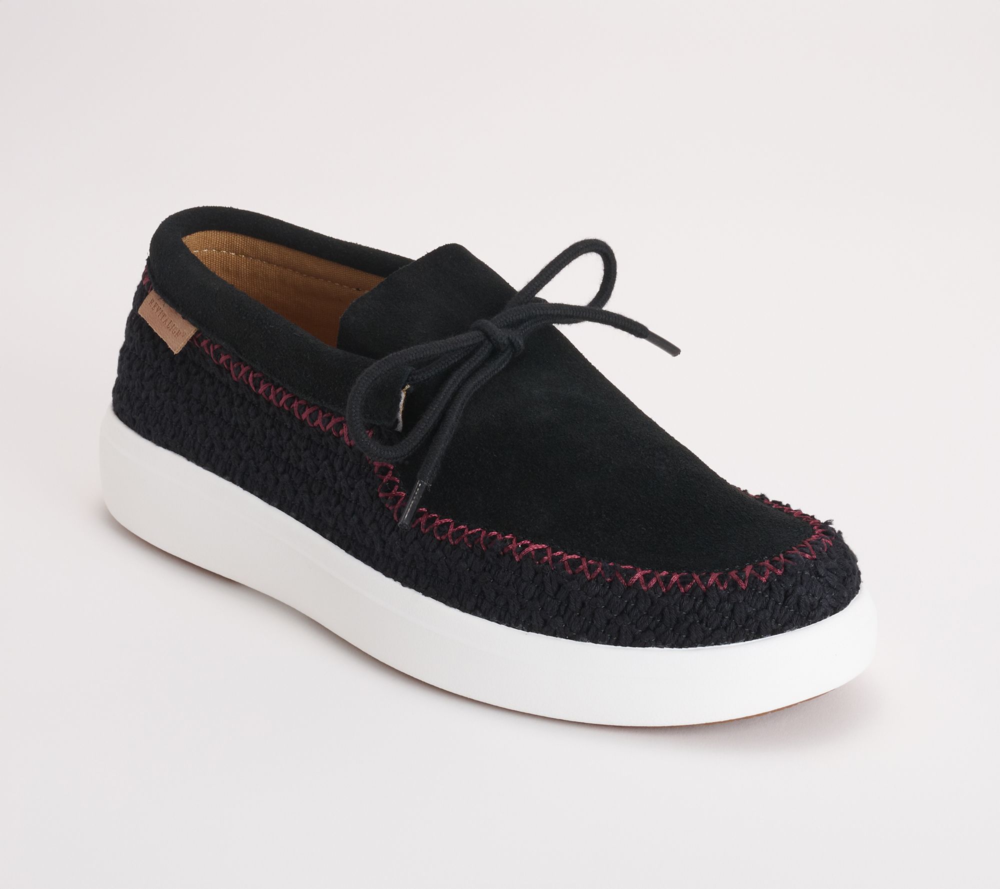 Revitalign Orthotic Suede and Woven Slip-Ons - Montauk Surf