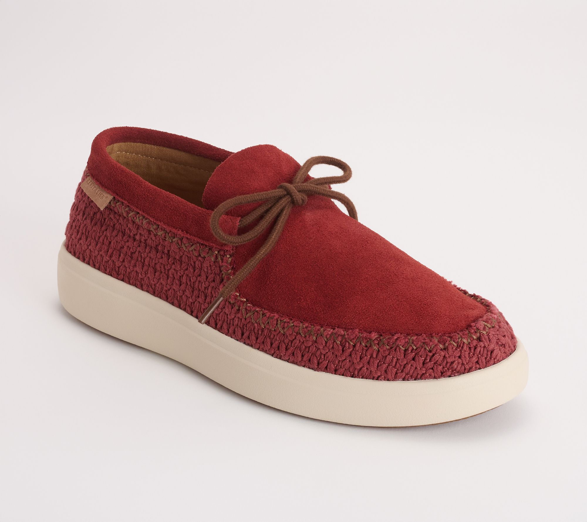 Revitalign Orthotic Suede and Woven Slip-Ons - Montauk Surf