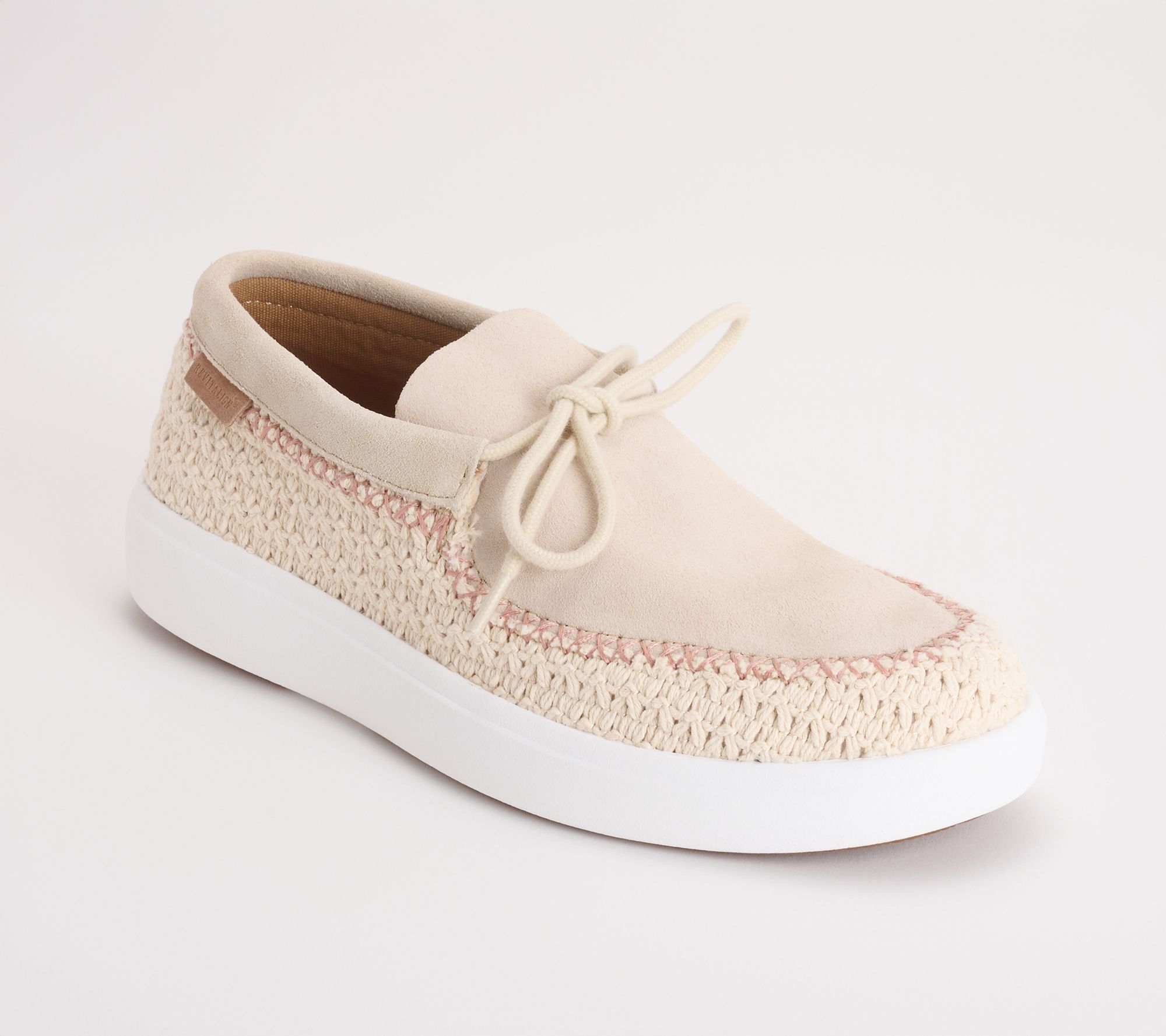 Revitalign Orthotic Suede and Woven Slip-Ons - Montauk Surf