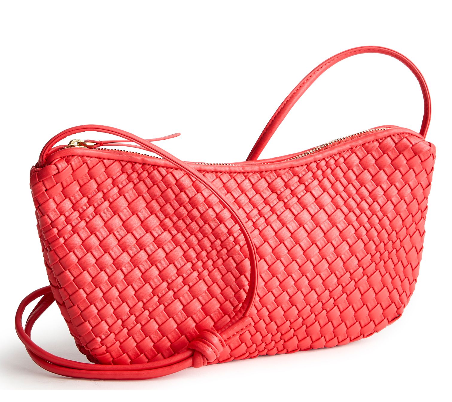 Vera Bradley Springbrook Sling Woven Faux Leather Crossbody