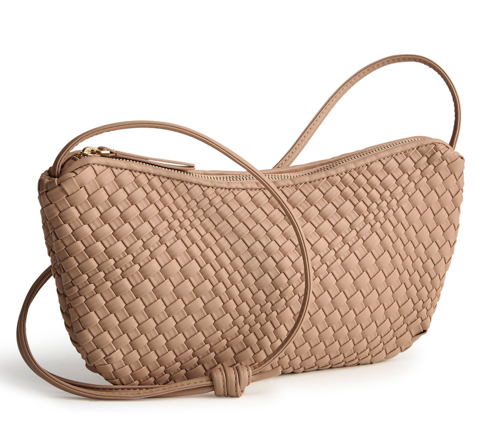 Vera Bradley Springbrook Sling Woven Faux Leather Crossbody