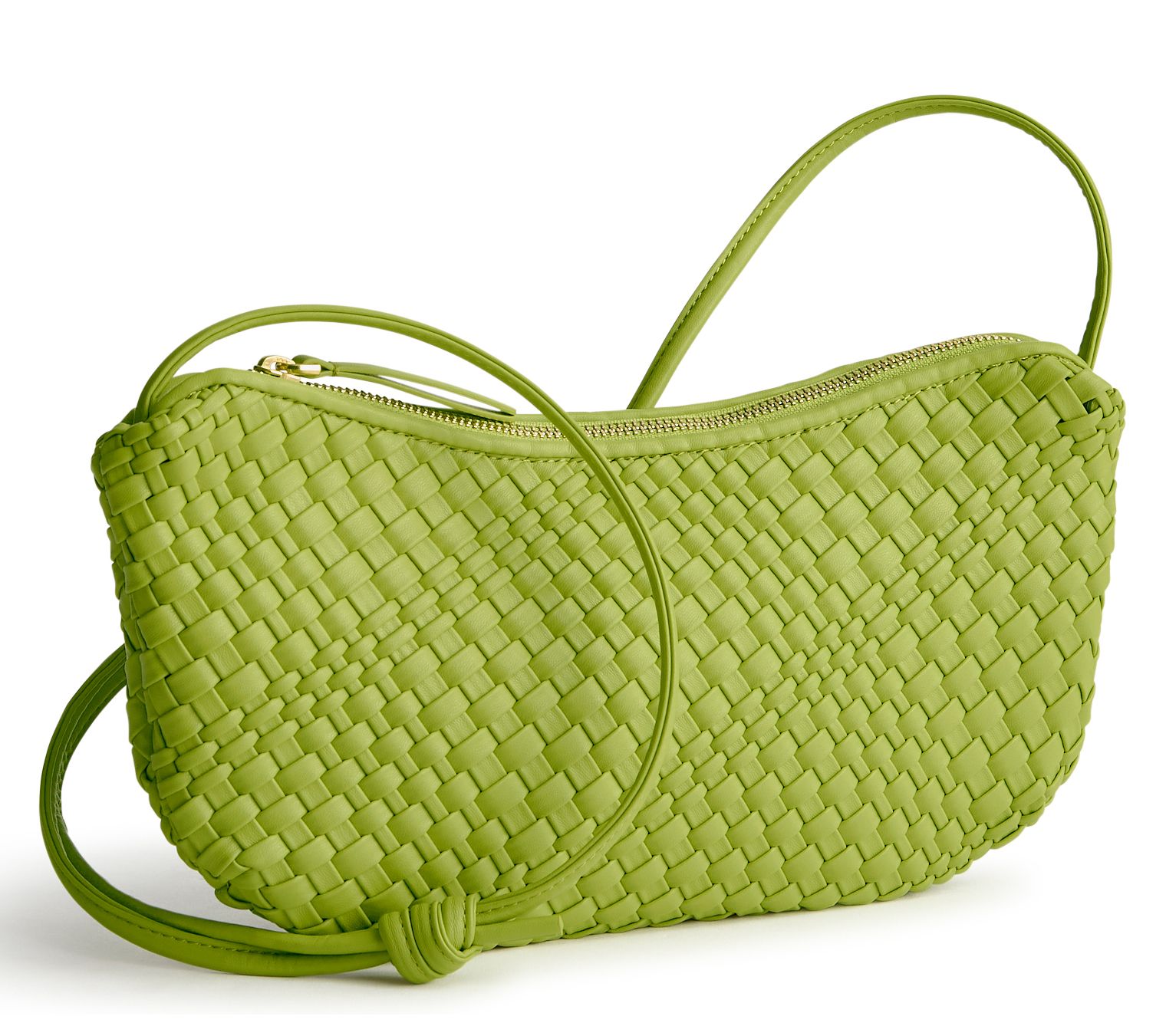 Vera Bradley Springbrook Sling Woven Faux Leather Crossbody