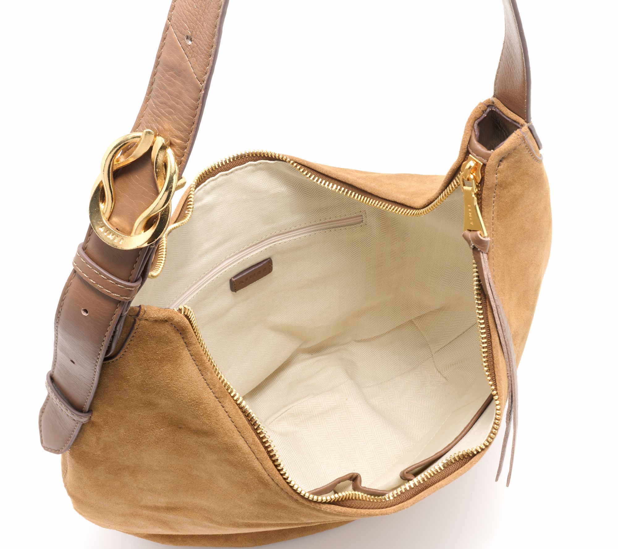 ★EMS★ SUEDE SHOULDER BAGBEIGE Suede shoulder bag - Women | MANGO USA