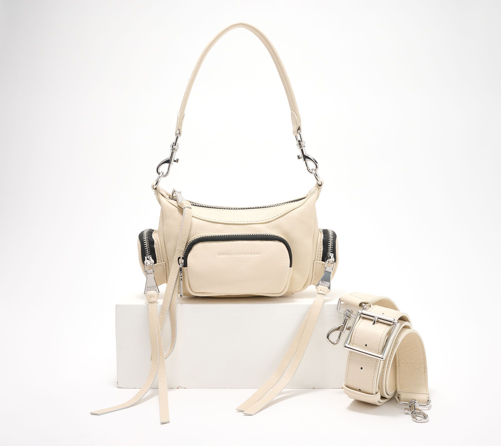 "As Is" Aimee Kestenberg Leather Away We Go Mini Crossbody