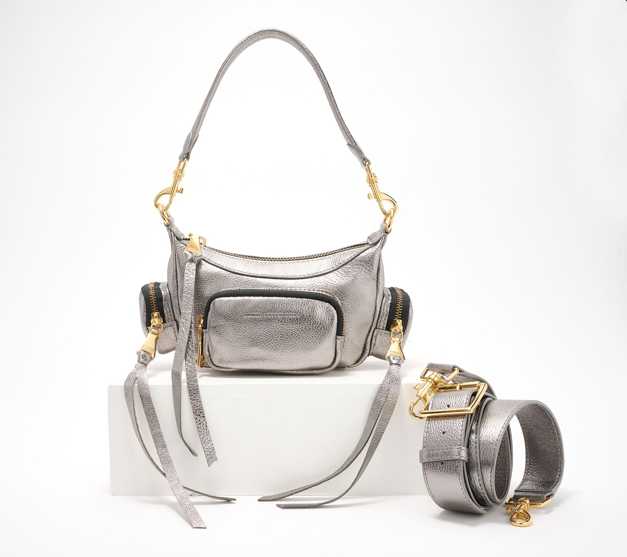 "As Is" Aimee Kestenberg Leather Away We Go Mini Crossbody