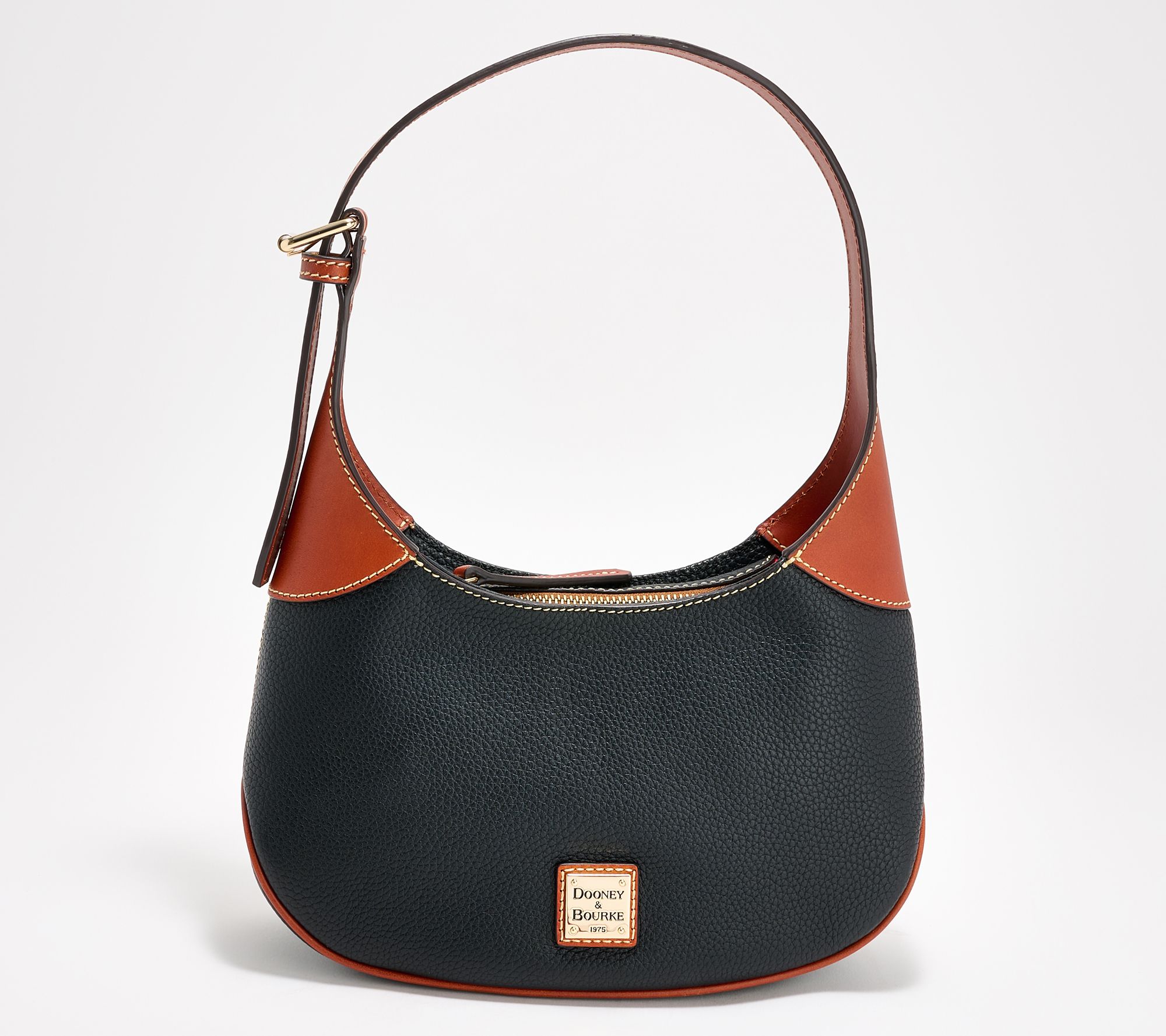 Dooney & Bourke Pebble Leather Hobo Shoulder Bag