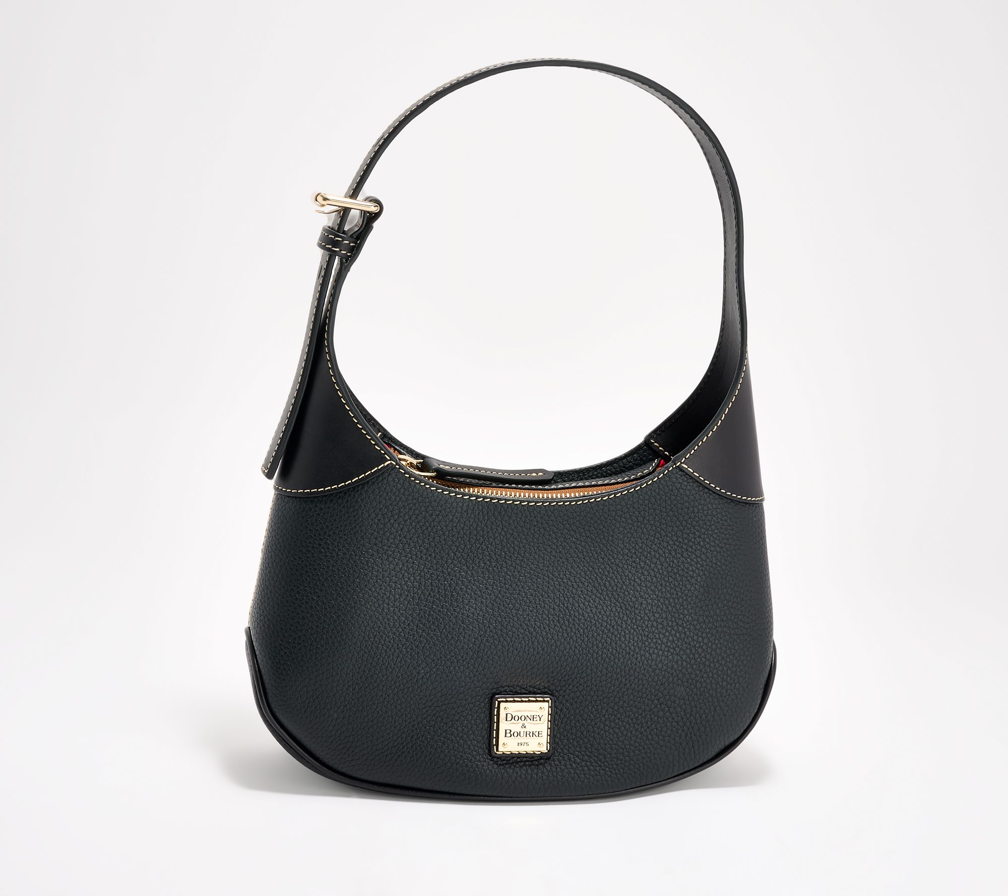 Dooney & Bourke Pebble Leather Hobo Shoulder Bag