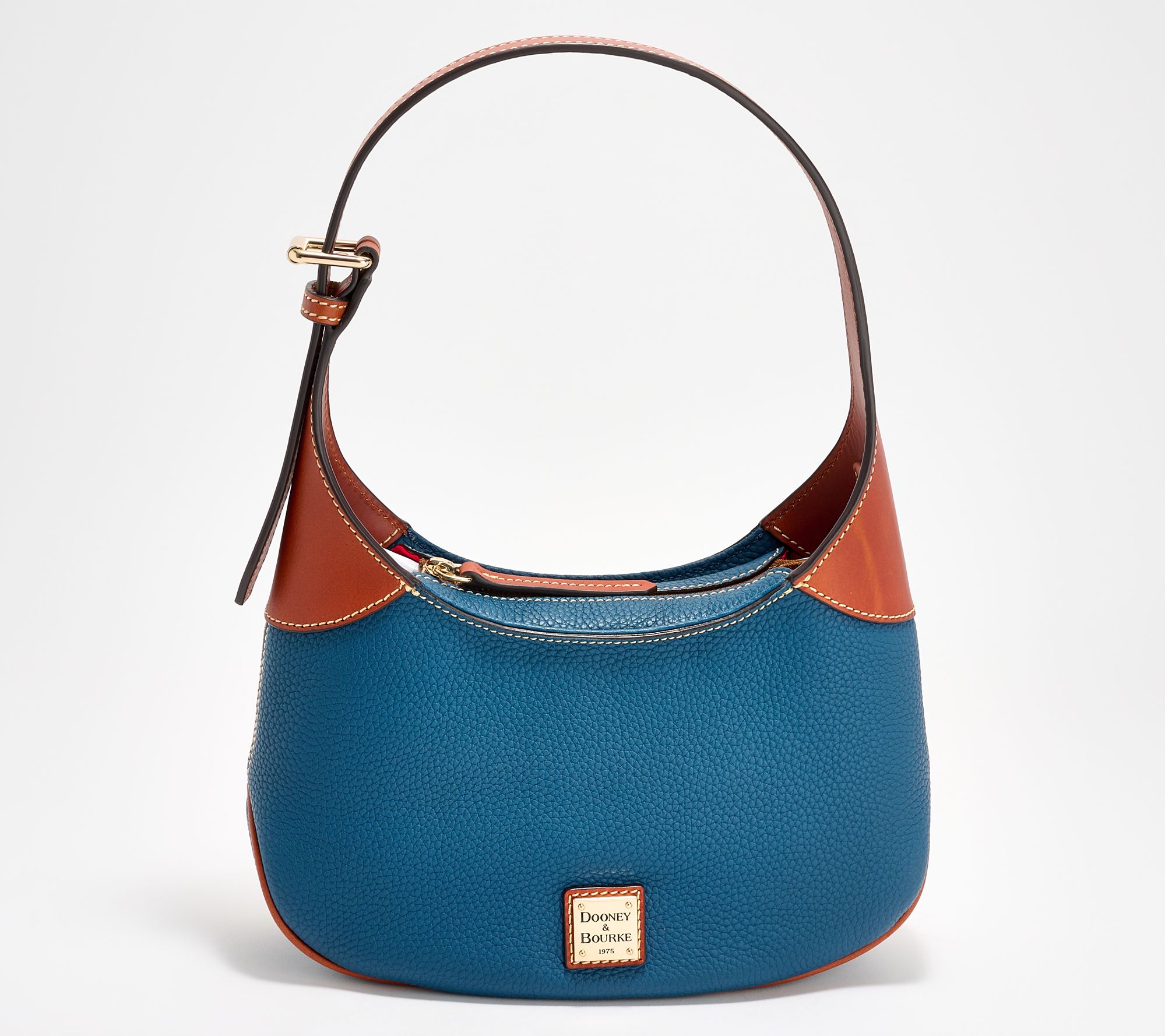 Dooney & Bourke Pebble Leather Hobo Shoulder Bag