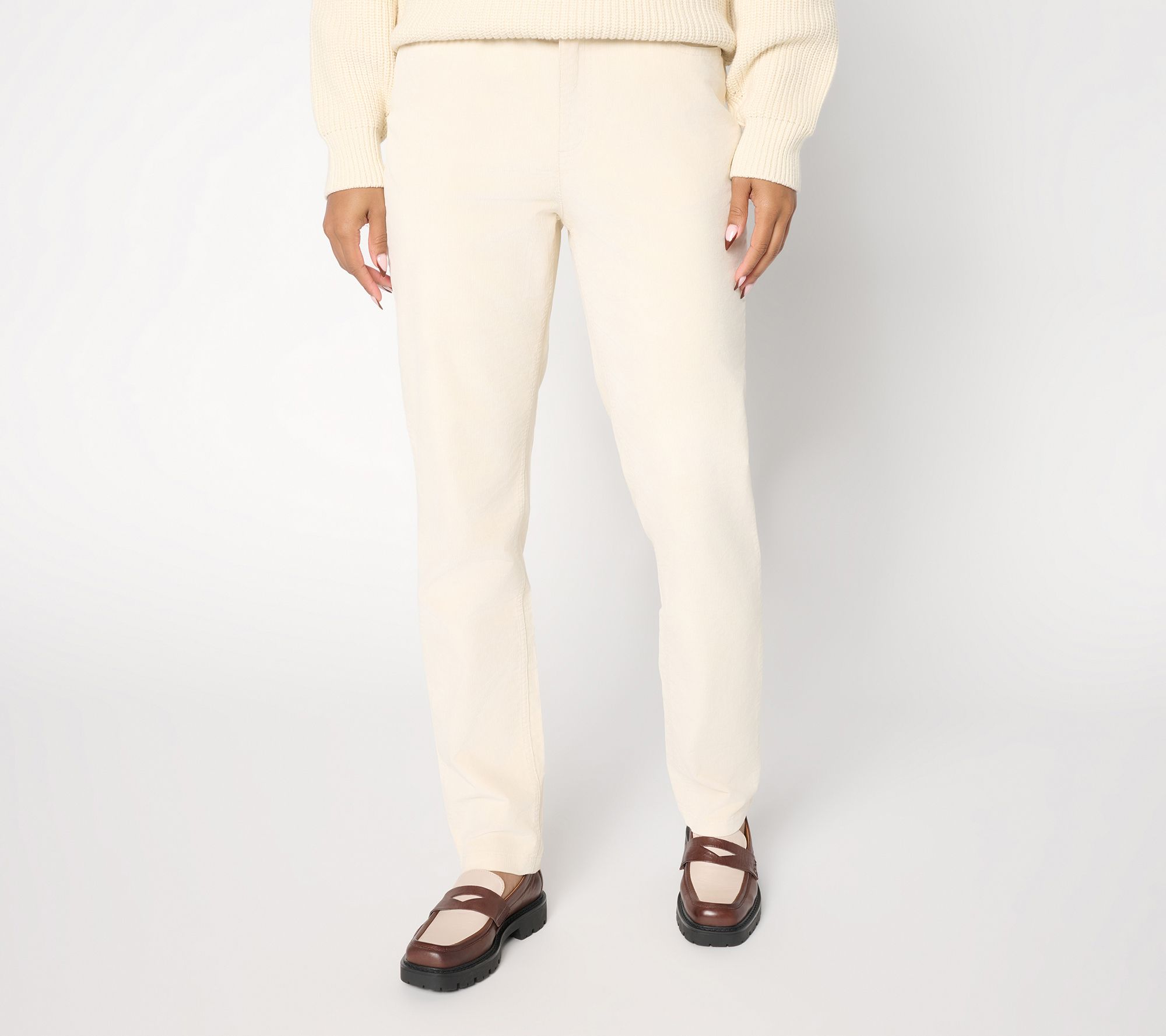 Martha Stewart Signature Tall Stretch Corduroy Pants