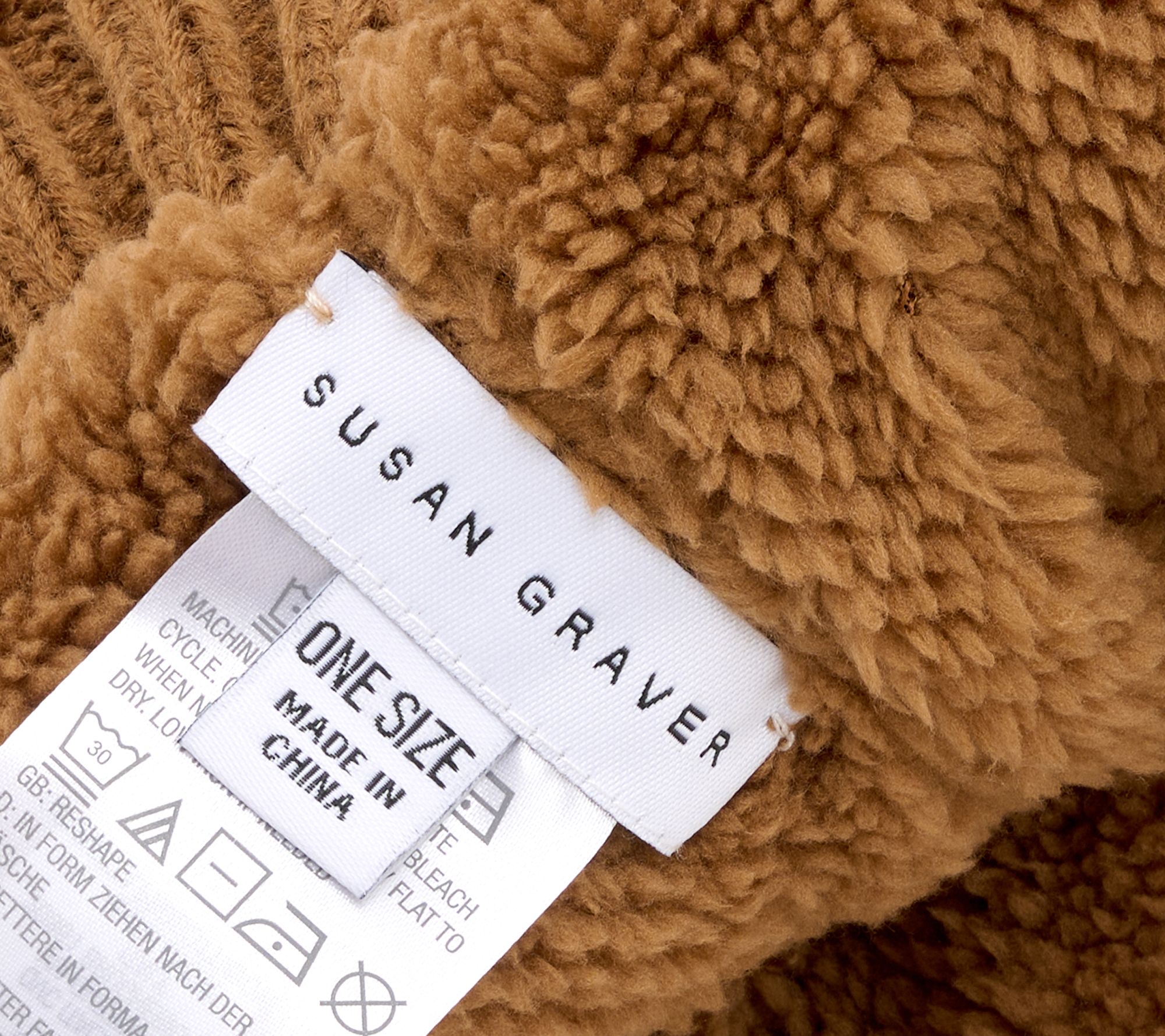 Susan Graver Cable Knit Cuffed Hat with Pom Pom - QVC.com