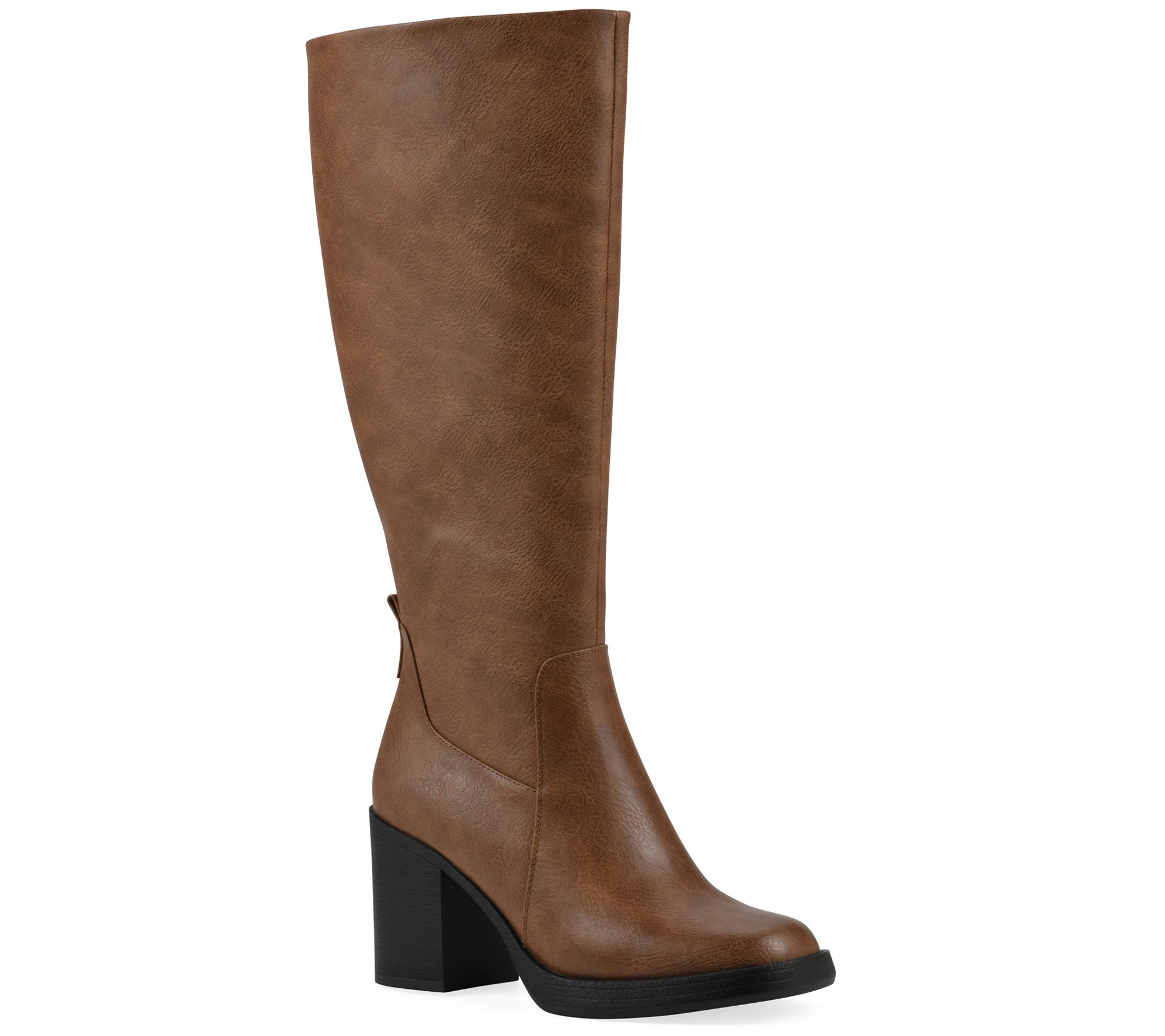 White Mountain Wide Calf Tall-Shaft Boots - Mackle