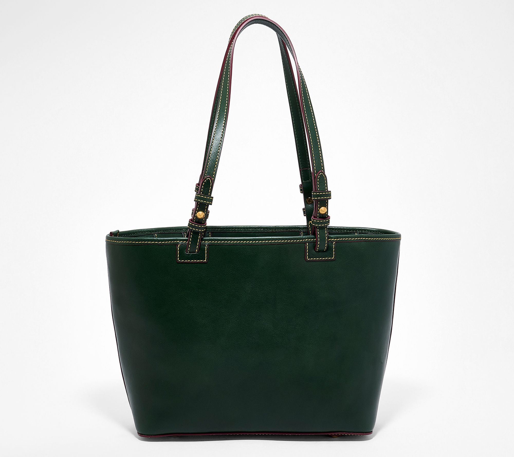 Dooney & Bourke Florentine Leather Small Leisure Shopper - QVC.com