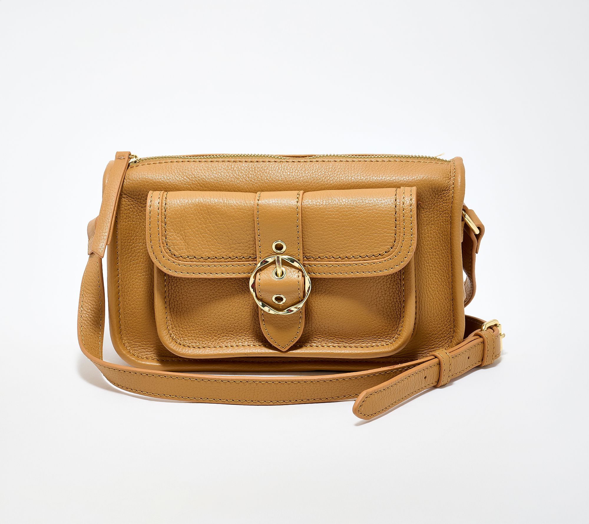 Kim Gravel Blessed & Busy Leather East/ West Crossbody