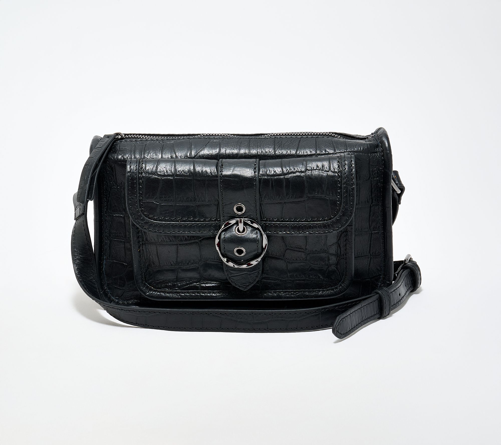 Kim Gravel Blessed & Busy Leather East/ West Crossbody