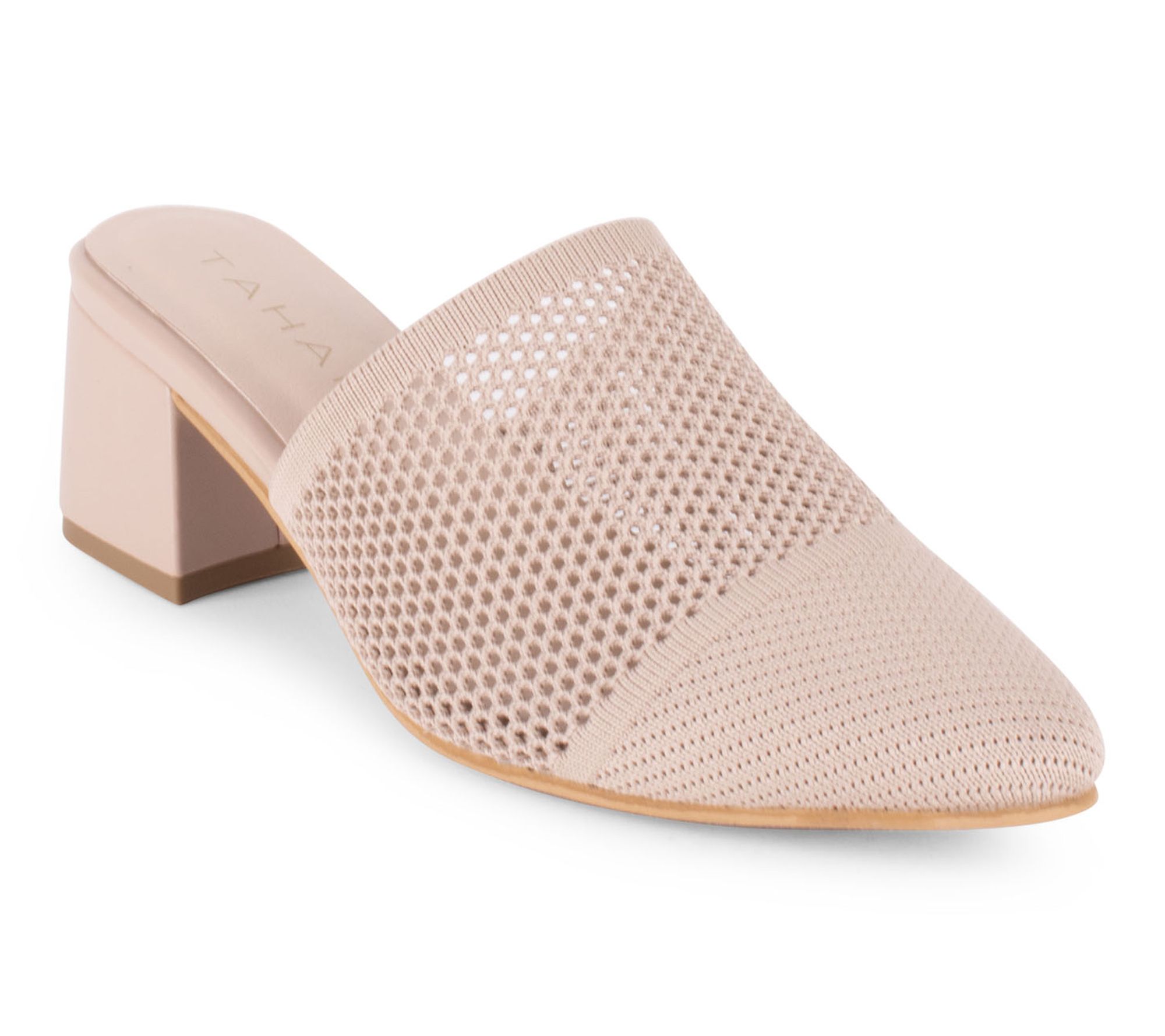 Tahari Knit Heeled Mule - Santorini