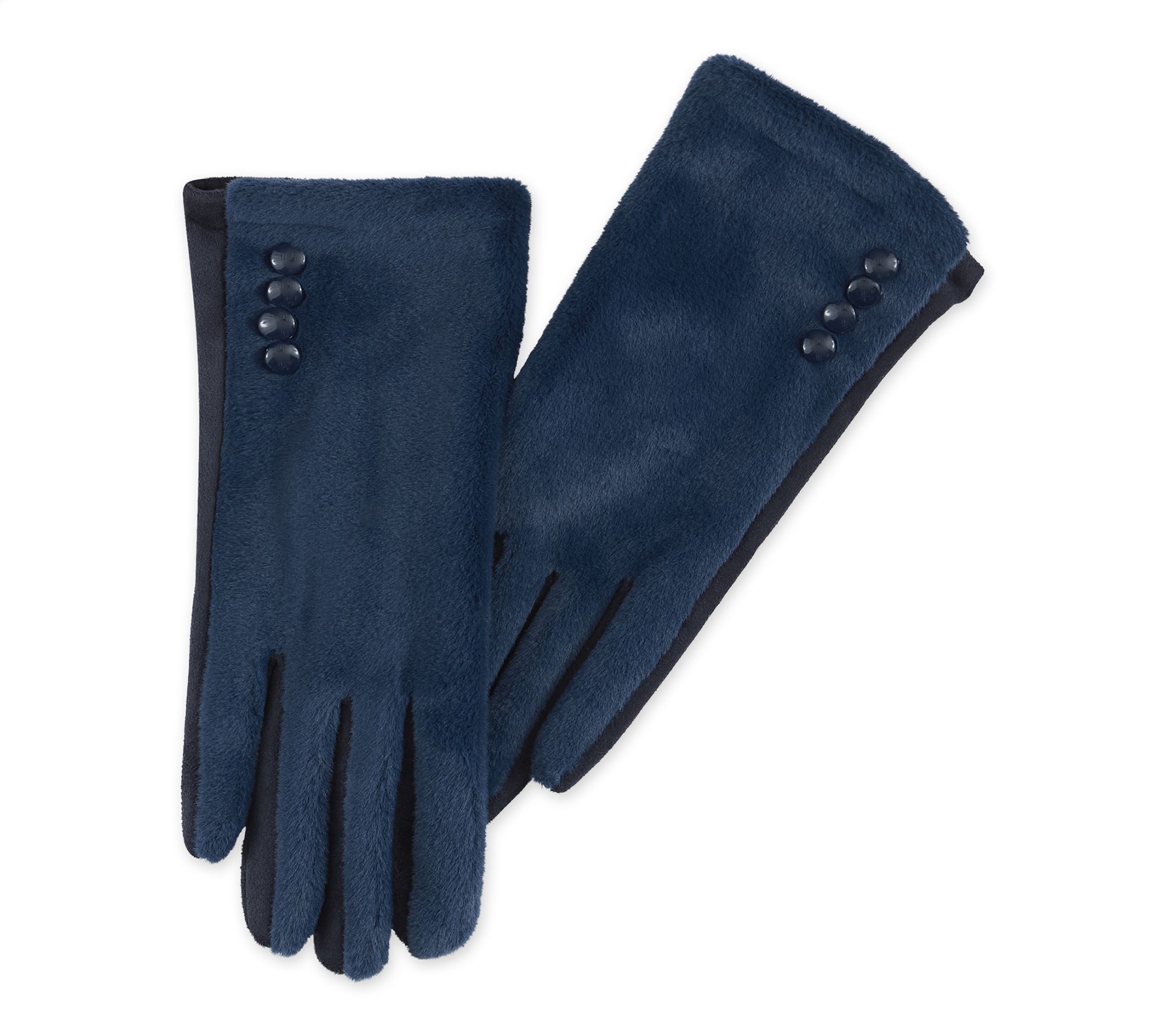  Hadley Wren Noelle Button Detail Touchscreen Gloves