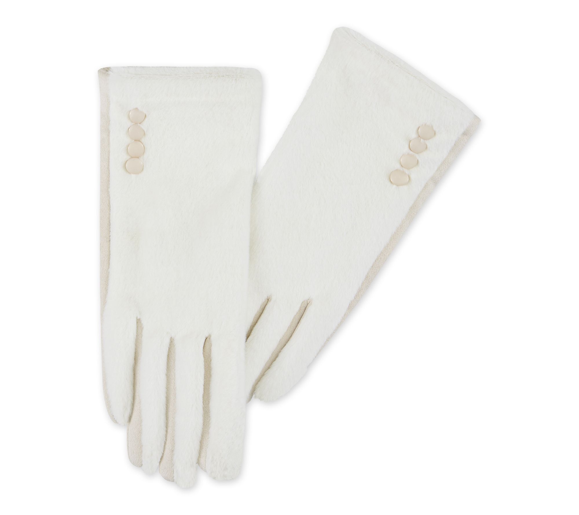 Hadley Wren Noelle Button Detail Touchscreen Gloves