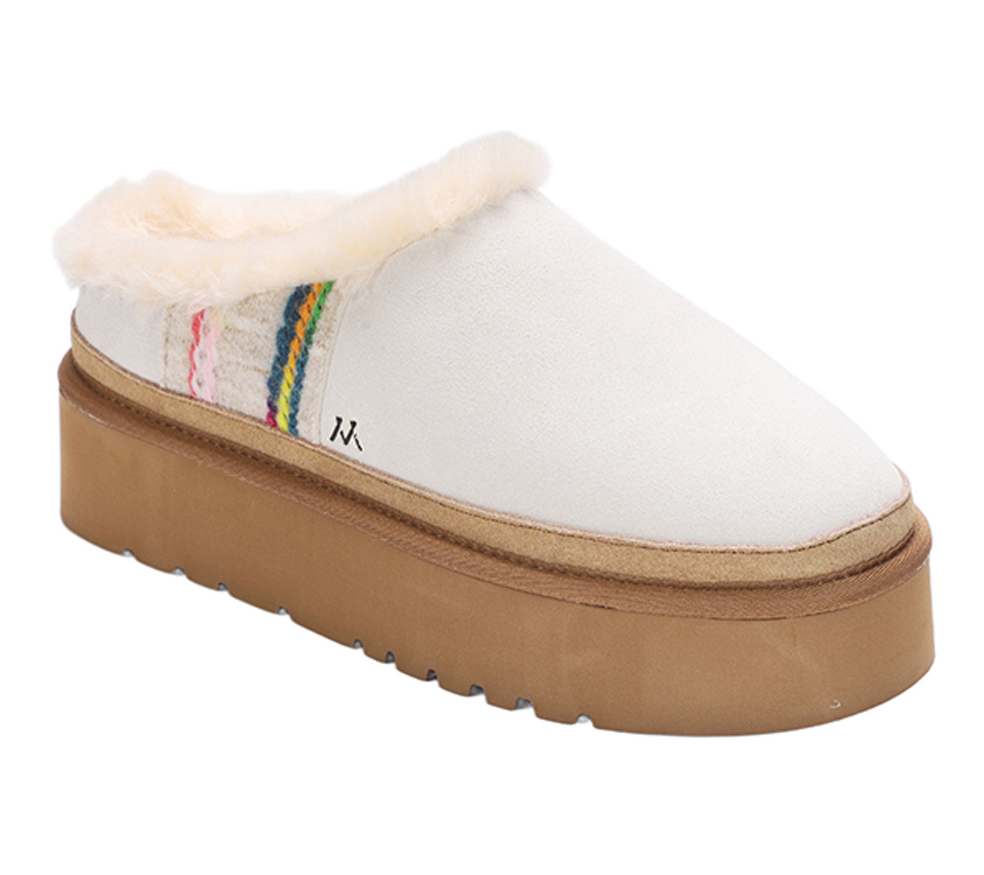 Mykos Premium Suede Platform Slippers - Jane