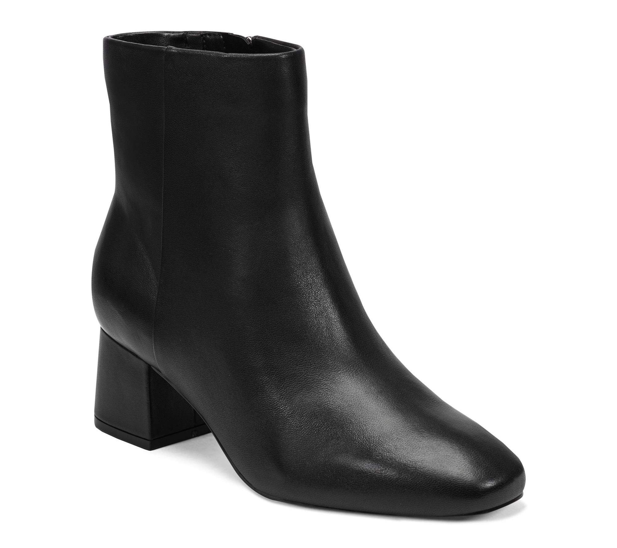 Rockport Oaklei Block Heel Leather Ankle Booties